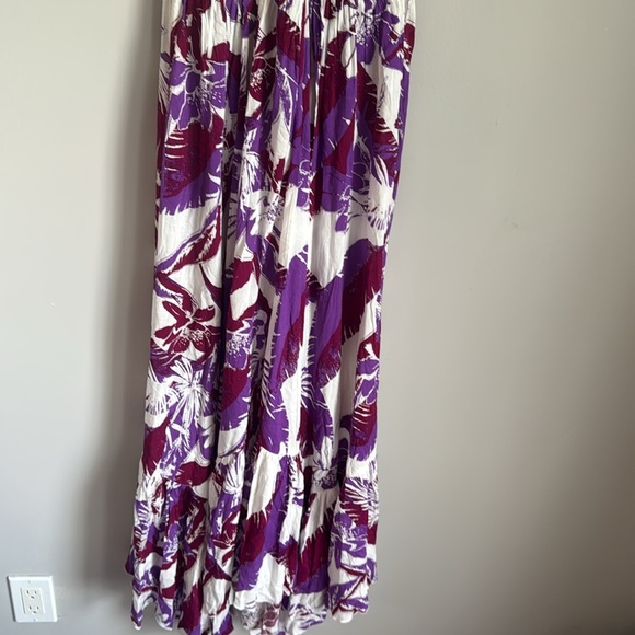 NEW Free People Heat Wave Tropical Printed Maxi Slip Dress Small - Picture 8 of 12